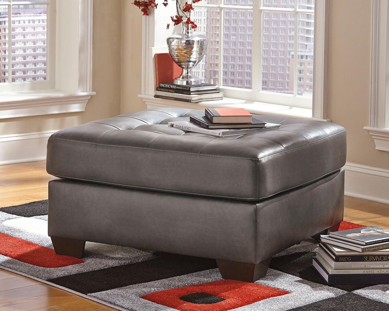 Alliston Signature Design by Ashley Ottoman