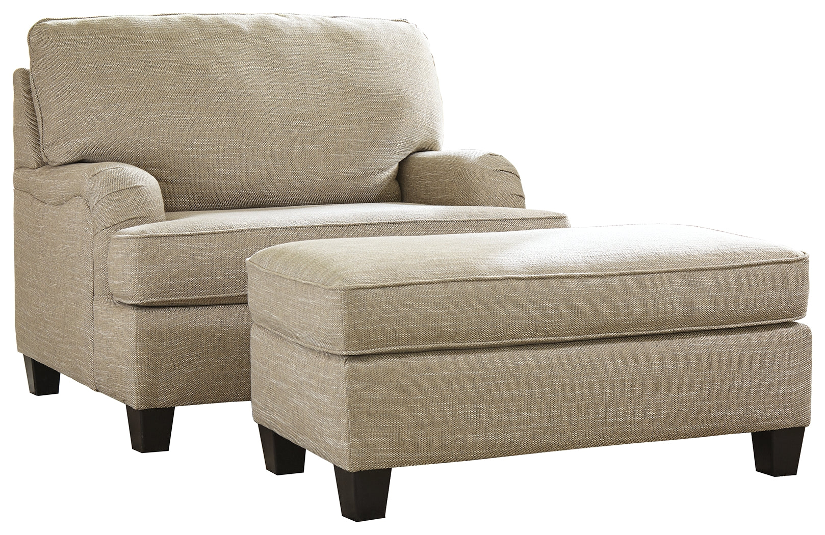 Almanza Signature Design 2-Piece Chair and Ottoman Set