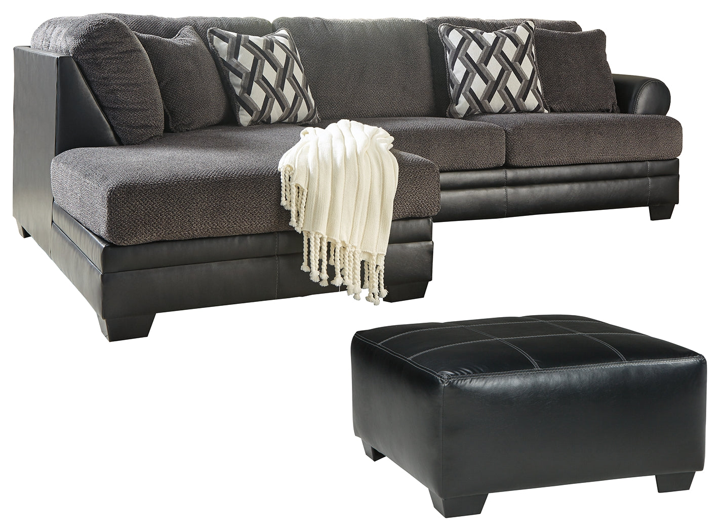 Kumasi Benchcraft 3-Piece Living Room Set with Ottoman