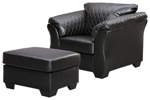 Betrillo Signature Design 2-Piece Chair and Ottoman Set