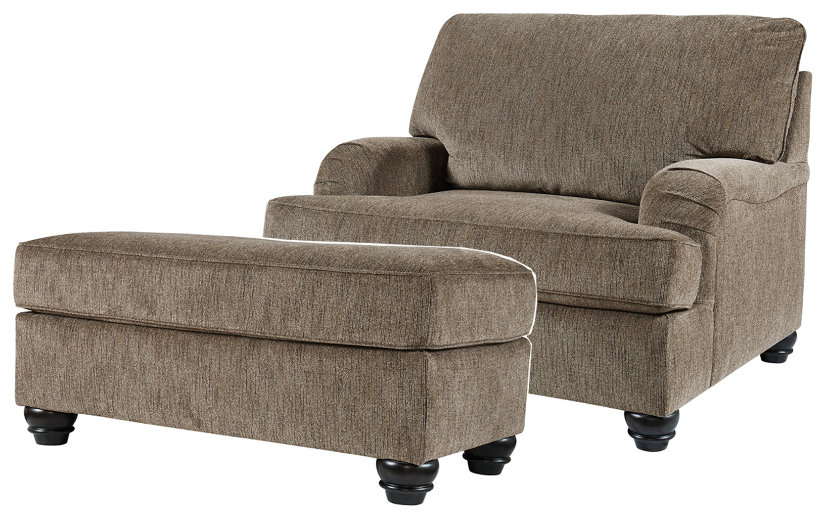 Braemar Benchcraft 2-Piece Chair and Ottoman Set