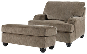 Braemar Benchcraft 2-Piece Chair and Ottoman Set