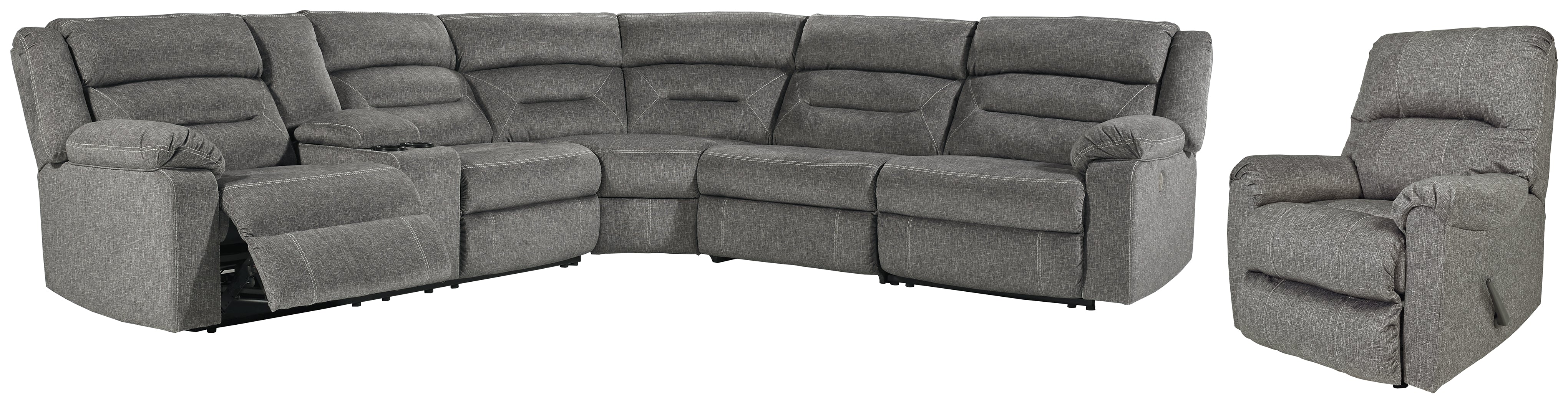 Malmaison Signature Design Contemporary 5-Piece Living Room Set