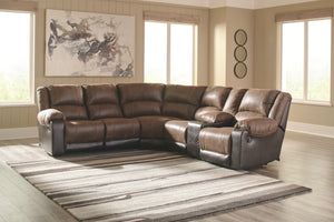 Nantahala Signature Design by Ashley 6-Piece Reclining Sectional