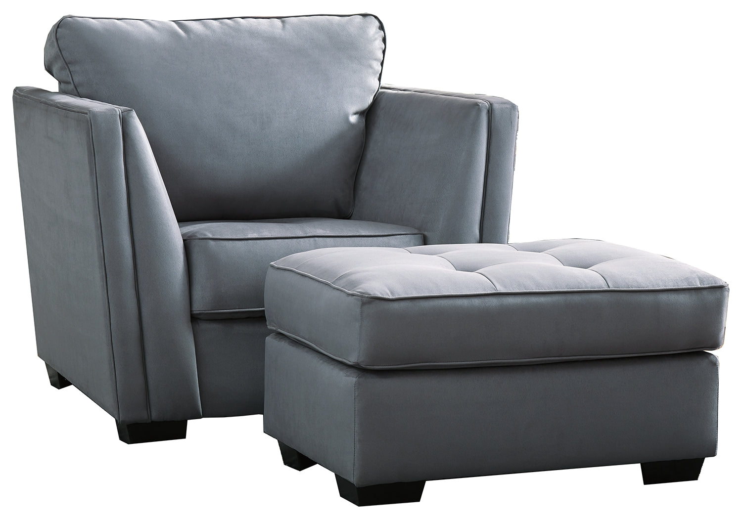 Filone Signature Design 2-Piece Chair with Ottoman