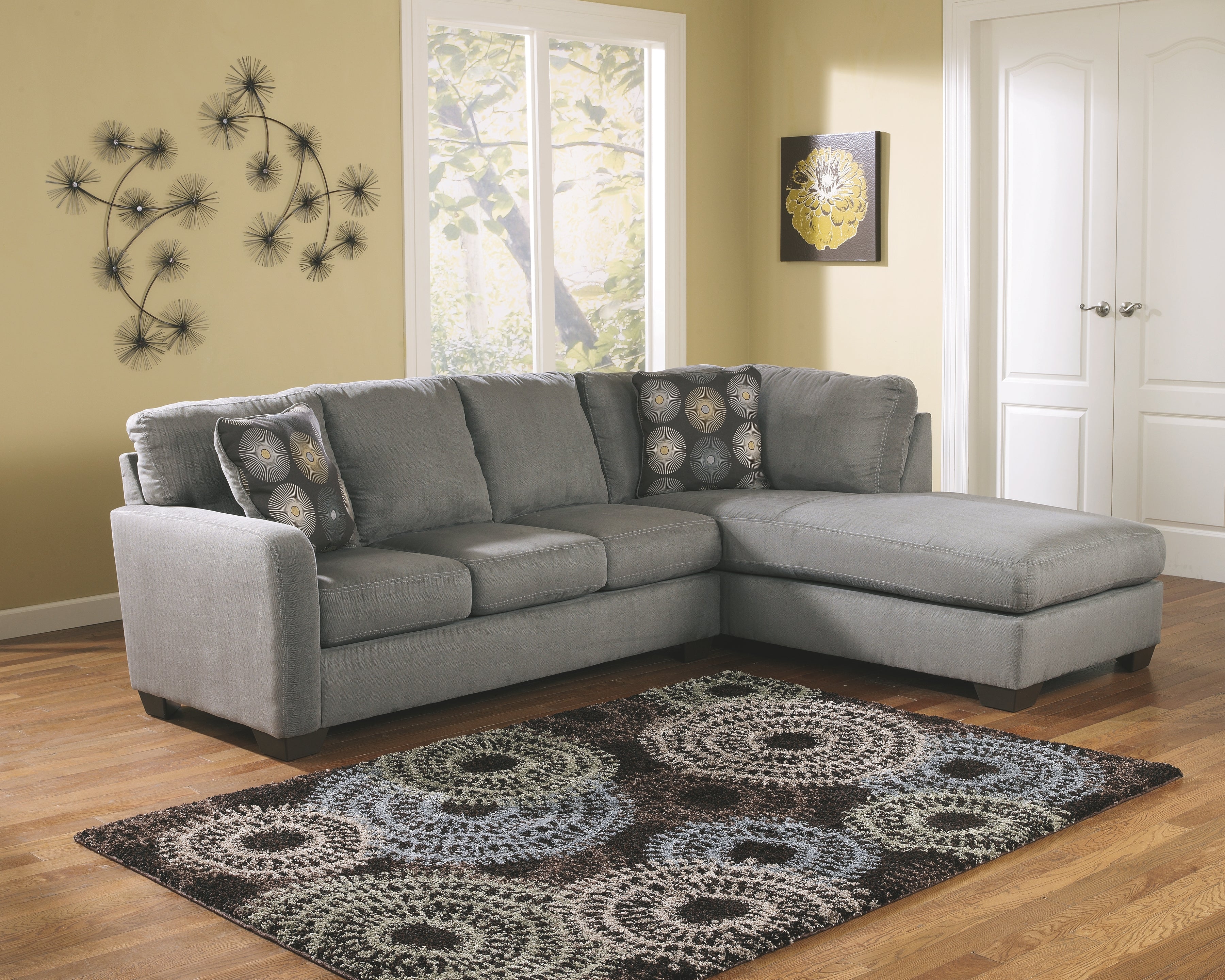 Zella Signature Design by Ashley 2-Piece Sectional with Chaise