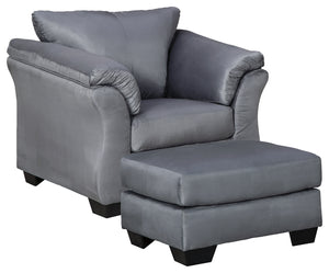 Darcy Signature Design 2-Piece Chair and Ottoman Set