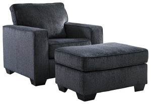 Altari Signature Design 2-Piece Chair and Ottoman Set