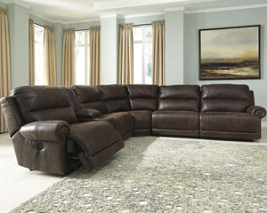 Luttrell Benchcraft 6-Piece Power Reclining Sectional