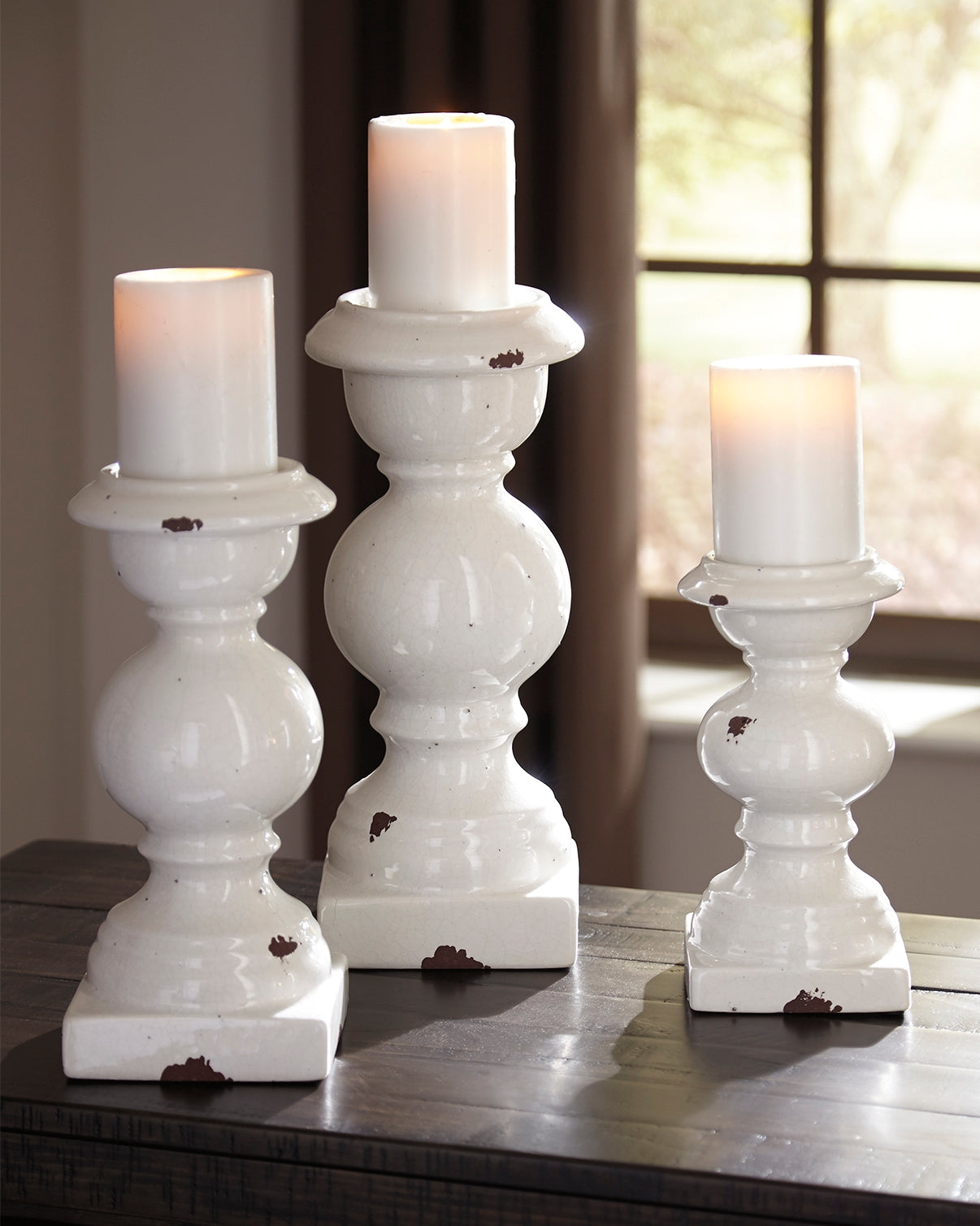 Devorah Signature Design by Ashley Candle Holder