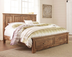 Blaneville Signature Design by Ashley King Panel Bed with 2 Storage Drawers