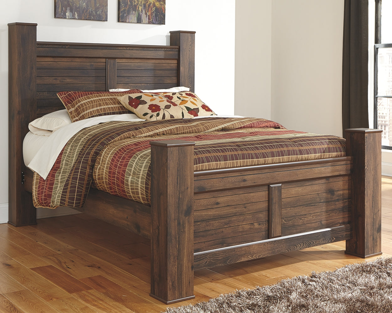 Quinden Signature Design by Ashley King Poster Bed