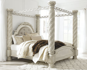 Cassimore Signature Design by Ashley California King Poster Bed with Canopy