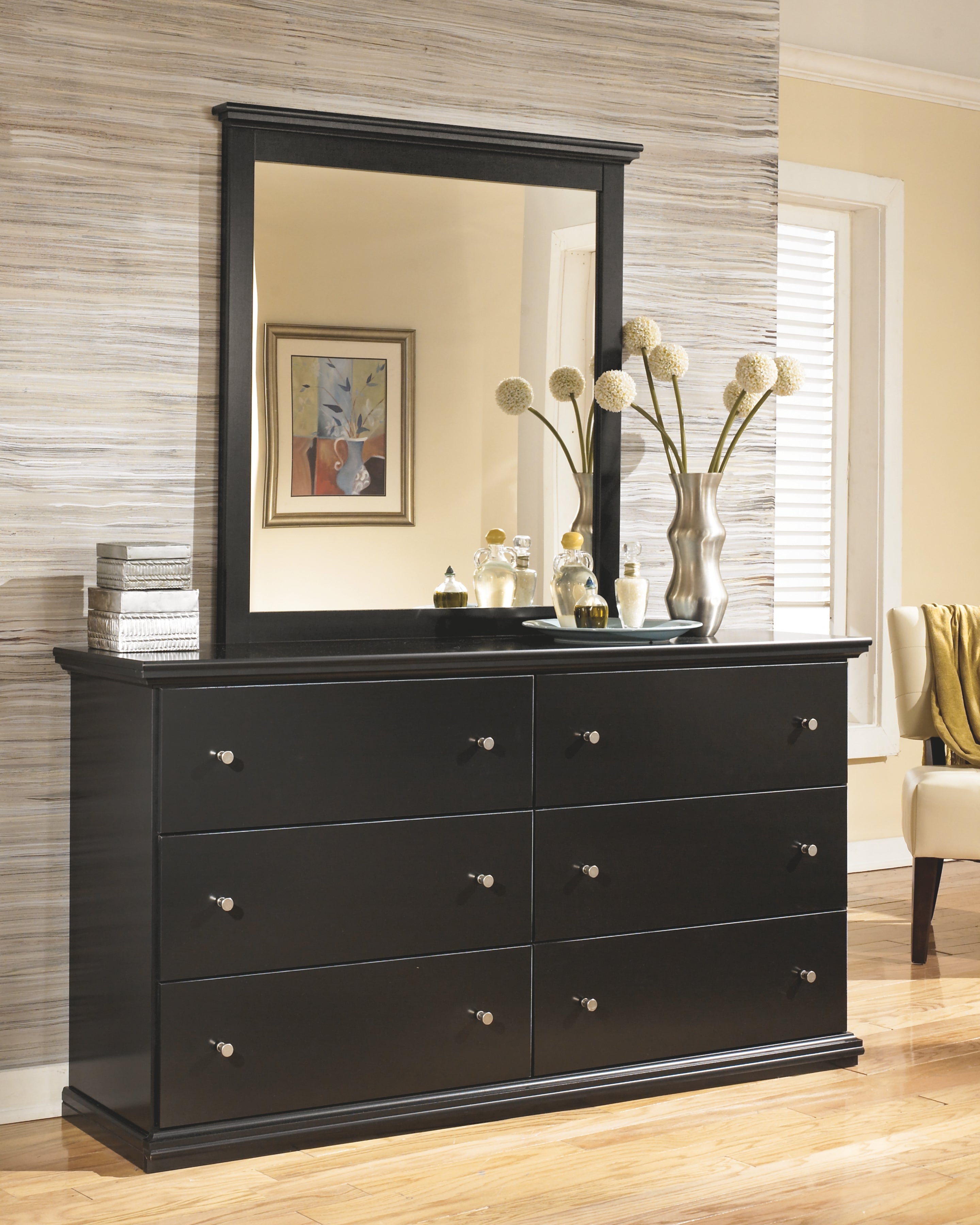 Maribel Signature Design by Ashley Dresser and Mirror