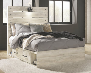 Cambeck Signature Design by Ashley Full Panel Bed with 4 Storage Drawers