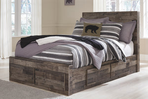 Derekson Benchcraft Full Panel Bed with 6 Storage Drawers