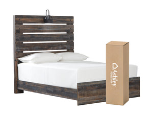 Drystan Signature Design 4-Piece Bedroom Set with 8-inch Memory Foam Mattress