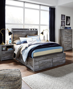 Baystorm Signature Design by Ashley Full Panel Bed with 4 Storage Drawers