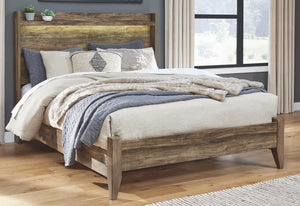 Rusthaven Signature Design by Ashley Queen Panel Bed