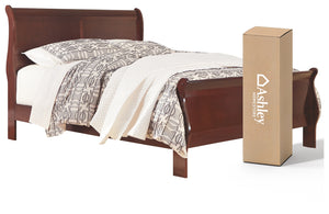 Alisdair Signature Design 4-Piece Bedroom Set with Memory Foam Mattress