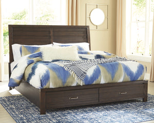 Darbry Signature Design by Ashley King Panel Bed with 2 Storage Drawers