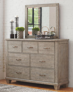 Naydell Benchcraft Dresser and Mirror