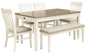 Bardilyn Benchcraft 6-Piece Dining Room Set