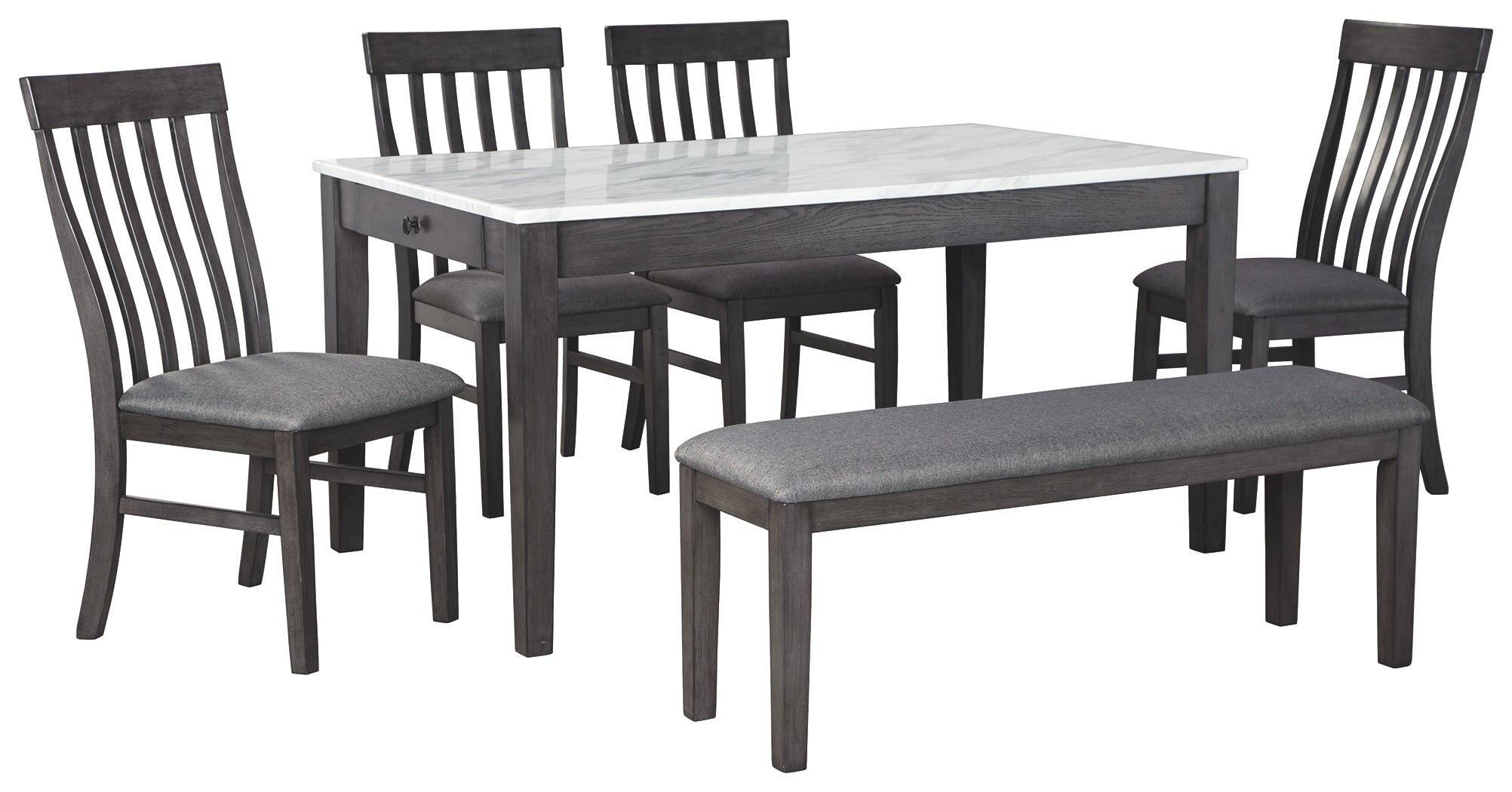 Luvoni Benchcraft 6-Piece Dining Room Set