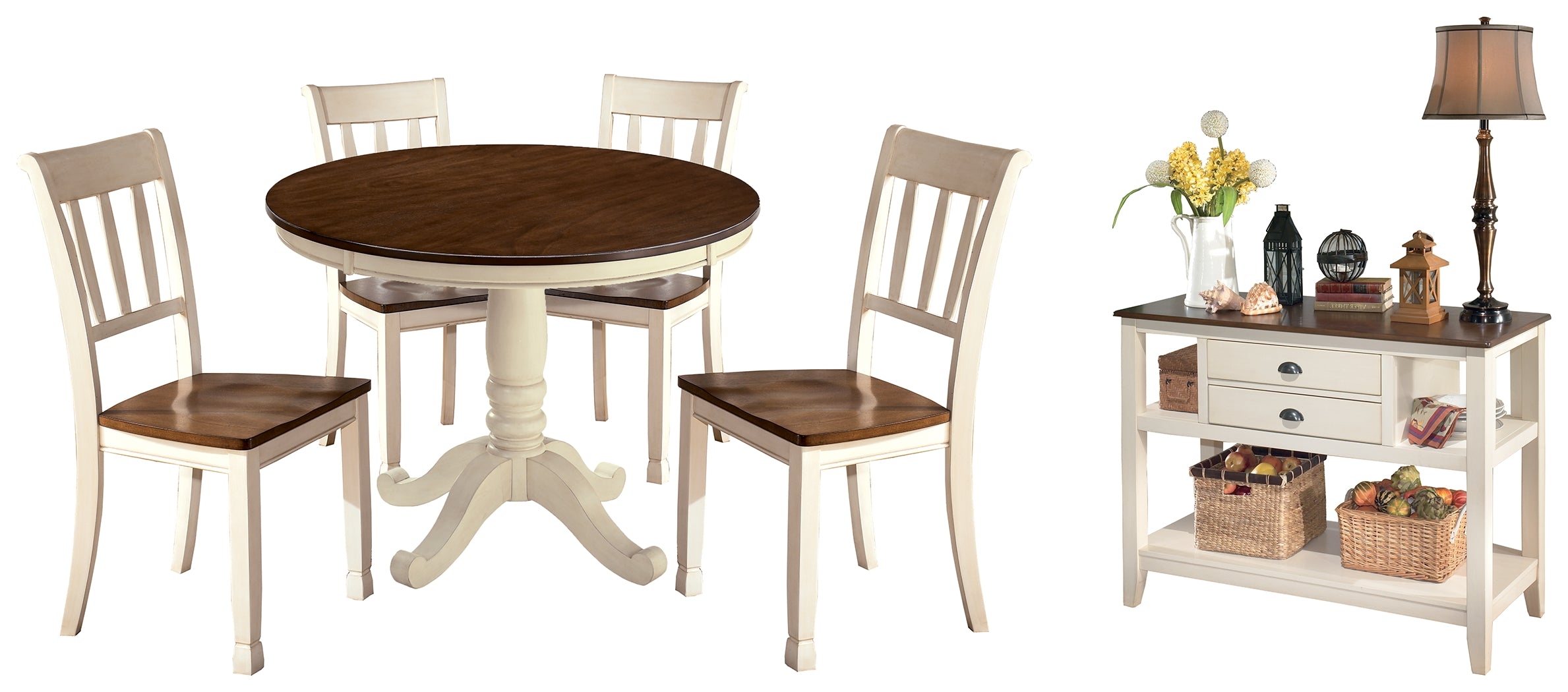 Whitesburg Signature Design 6-Piece Dining Room Set