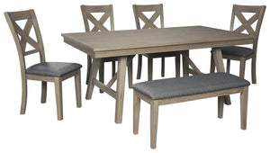 Aldwin Signature Design 6-Piece Dining Room Set