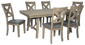 Aldwin Signature Design 7-Piece Dining Room Set