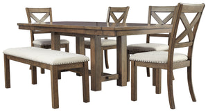 Moriville Signature Design 6-Piece Dining Room Set