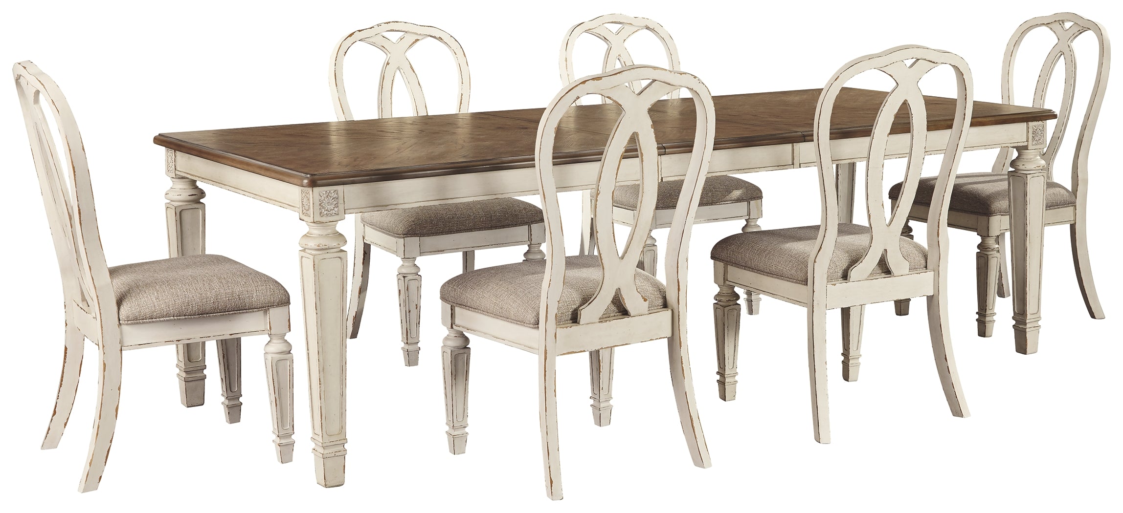 Realyn Signature Design 7-Piece Dining Room Set