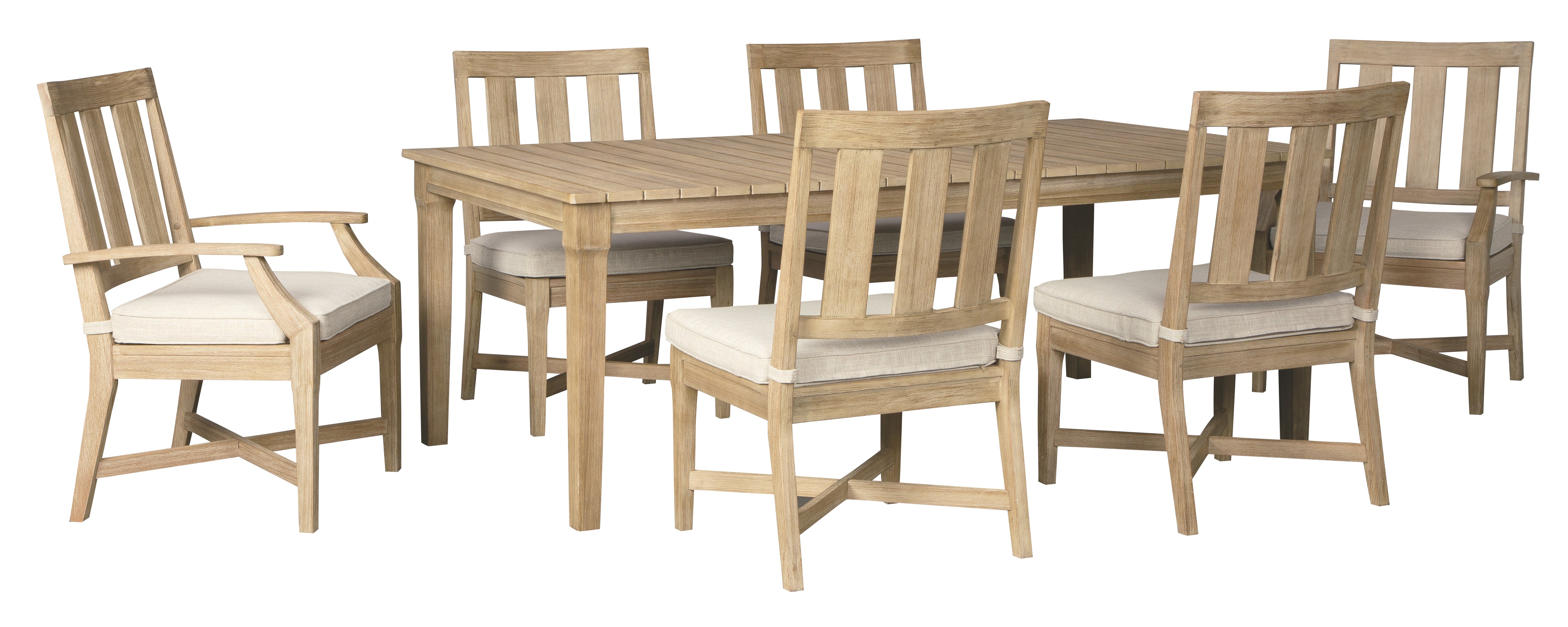 Clare View Signature Design 7-Piece Outdoor Dining Set