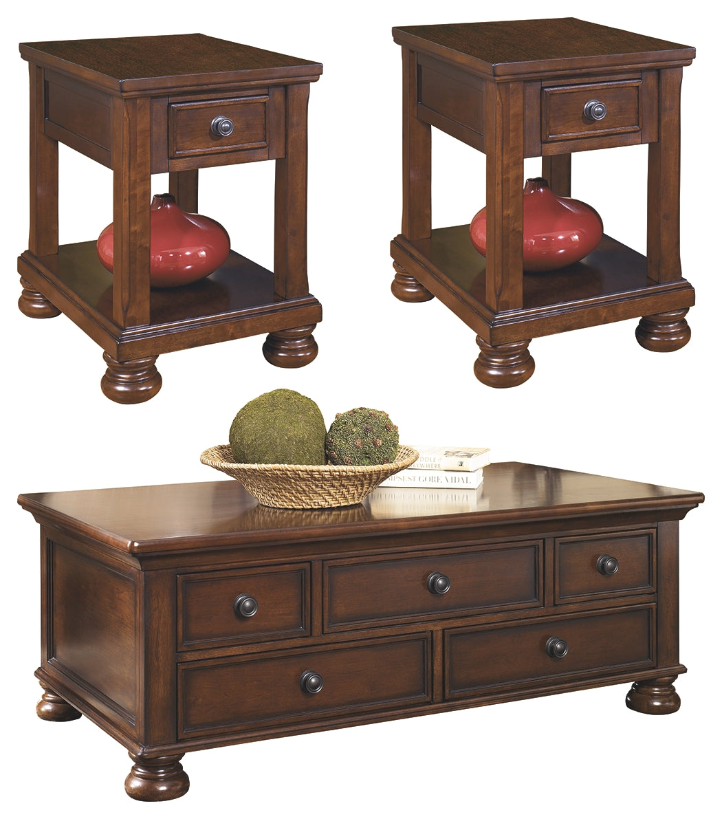 Porter Signature Design 3-Piece Occasional Table Set