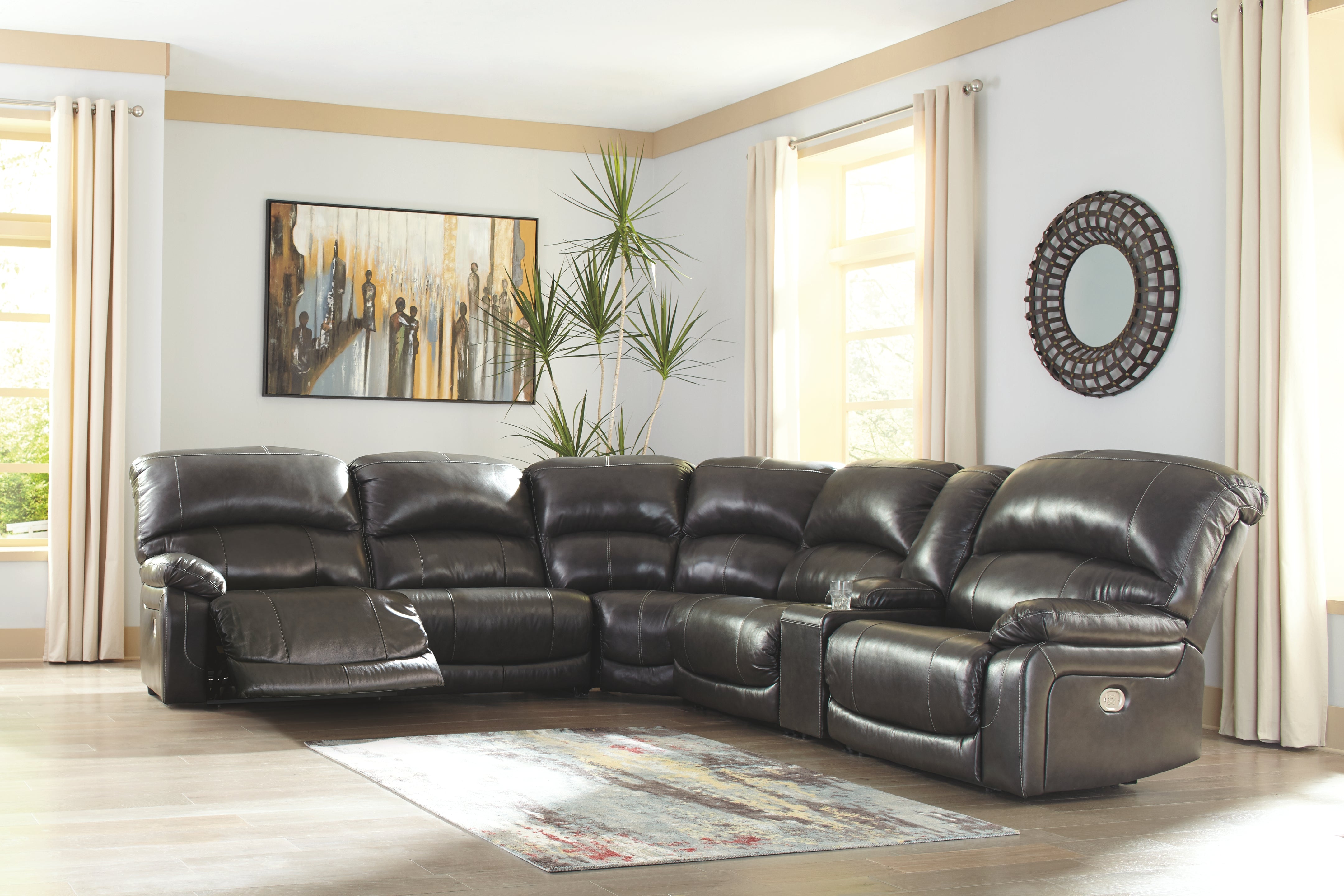 Hallstrung Signature Design by Ashley 6-Piece Power Reclining Sectional